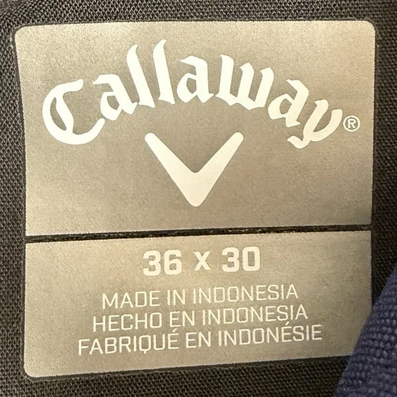 Callaway Performance Opti Dri Men's Golf Pants Sz 36x30 Stretch Chino Straight - Picture 3 of 10